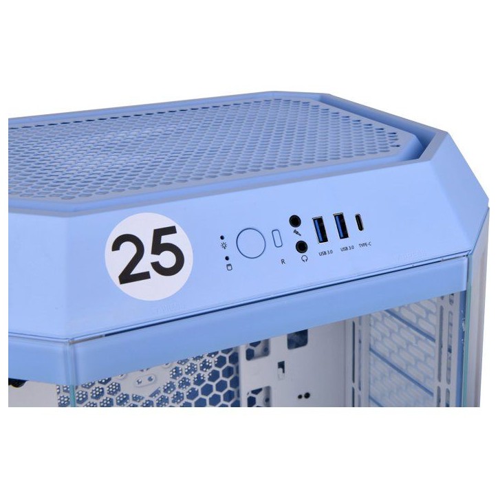 THERMALTAKE - CA-1Y4-00SFWN-00 - The TOWER 300 - Boitier PC sans alimentation - Mini tour - Format Micro-ATX - Hydrangea blue THERMALTAKE - CA-1Y4-00SFWN-00 - The TOWER 300 - Boitier PC sans alimentation - Mini tour - Format Micro-ATX - Hydrangea blue