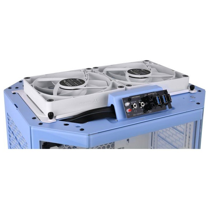 THERMALTAKE - CA-1Y4-00SFWN-00 - The TOWER 300 - Boitier PC sans alimentation - Mini tour - Format Micro-ATX - Hydrangea blue THERMALTAKE - CA-1Y4-00SFWN-00 - The TOWER 300 - Boitier PC sans alimentation - Mini tour - Format Micro-ATX - Hydrangea blue