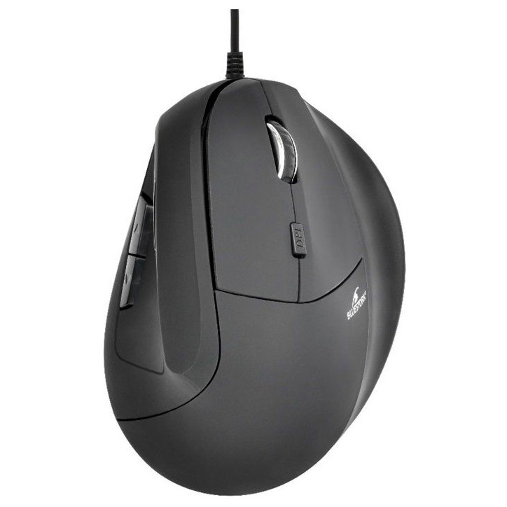 Souris ergonomique verticale - Filaire - BLUESTORK - 7200 DPI - Noire Souris ergonomique verticale - Filaire - BLUESTORK - 7200 DPI - Noire