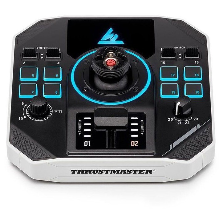 Joystick spatial - THRUSTMASTER - Sol-R 2 HOSAS Space Sim Duo - Ambidextre - 88 boutons - Technologie H.E.A.R.T. 16 bits Joystick spatial - THRUSTMASTER - Sol-R 2 HOSAS Space Sim Duo - Ambidextre - 88 boutons - Technologie H.E.A.R.T. 16 bits