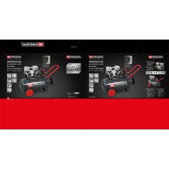 Compresseur - Horizontal - Facom - Débruité Silver - 50 L - 2,5 HP - Silencieux