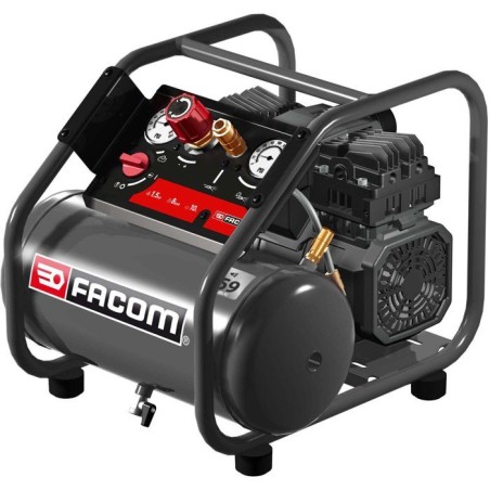 Compresseur - Horizontal - Facom - Silencieux - 6 L - 1,6 HP - Silenci