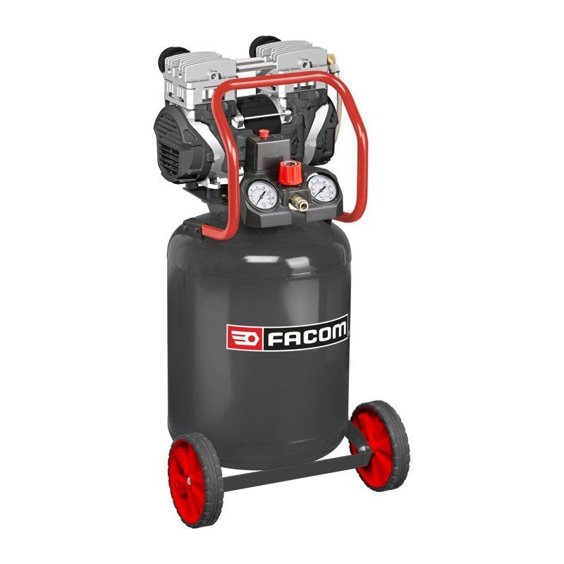 Compresseur - Vertical - Facom - Débruité Silent - 50 L - 2,5 HP - S
