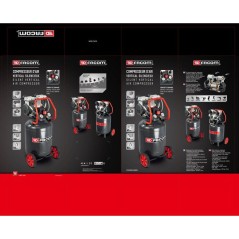 Compresseur - Vertical - Facom - Débruité Silent - 50 L - 2,5 HP - Silencieux