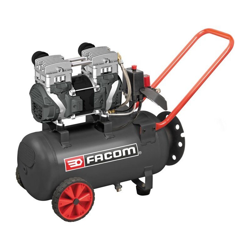 Compresseur - Horizontal - Facom - Débruité moteur induction - 24 L