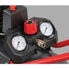 Compresseur - Horizontal - Facom - Débruité moteur induction - 24 L - 2,5 HP - 10 bars - Silencieux