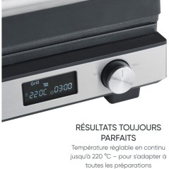 Gril multifonction 3-en-1 - SEVERIN - KG 2380 - 2000 W - 3 jeux de pla