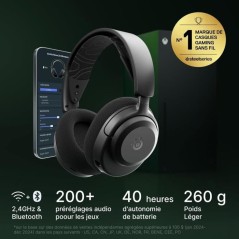 Casque gaming sans fil - STEELSERIES - Arctis Nova 3XW - Autonomie 40h