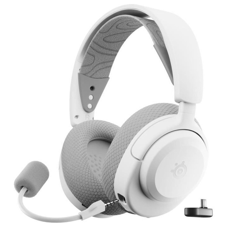 Casque gaming sans fil - STEELSERIES - Arctis Nova 3PW - Autonomie 40h - Bluetooth - USB-C Plug & Play Casque gaming sans fil - STEELSERIES - Arctis Nova 3PW - Autonomie 40h - Bluetooth - USB-C Plug & Play