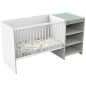 Lit bébé combiné - 120x60cm - Evolutif en 90x190cm - Babyprice First - En bois et chant bois Lit bébé combiné - 120x60cm - Evolutif en 90x190cm - Babyprice First - En bois et chant bois