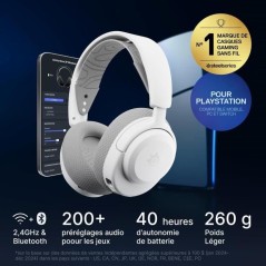 Casque gaming sans fil - STEELSERIES - Arctis Nova 3PW - Autonomie 40h