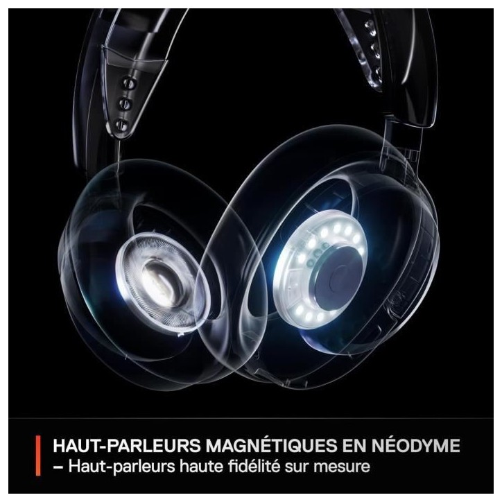 Casque gaming sans fil - STEELSERIES - Arctis Nova 3XW - Autonomie 40h - Connexion 2,4 GHz - Bluetooth Casque gaming sans fil - STEELSERIES - Arctis Nova 3XW - Autonomie 40h - Connexion 2,4 GHz - Bluetooth