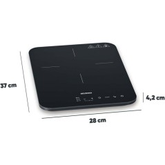 Plaque a induction portable - SEVERIN - 1 foyer - 28 x 37 x 4,2 cm - N