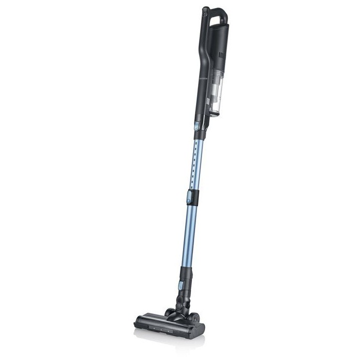 Aspirateur balai sans fil 2-en-1 - SEVERIN HV7151 - 300 W - 50 min - 650 ml - 80 dB - Noir / Bleu Aspirateur balai sans fil 2-en-1 - SEVERIN HV7151 - 300 W - 50 min - 650 ml - 80 dB - Noir / Bleu