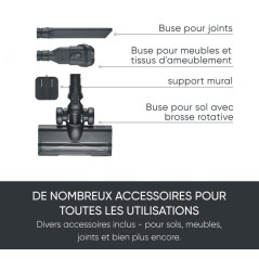Aspirateur balai sans fil 2-en-1 - SEVERIN HV7151 - 300 W - 50 min - 6