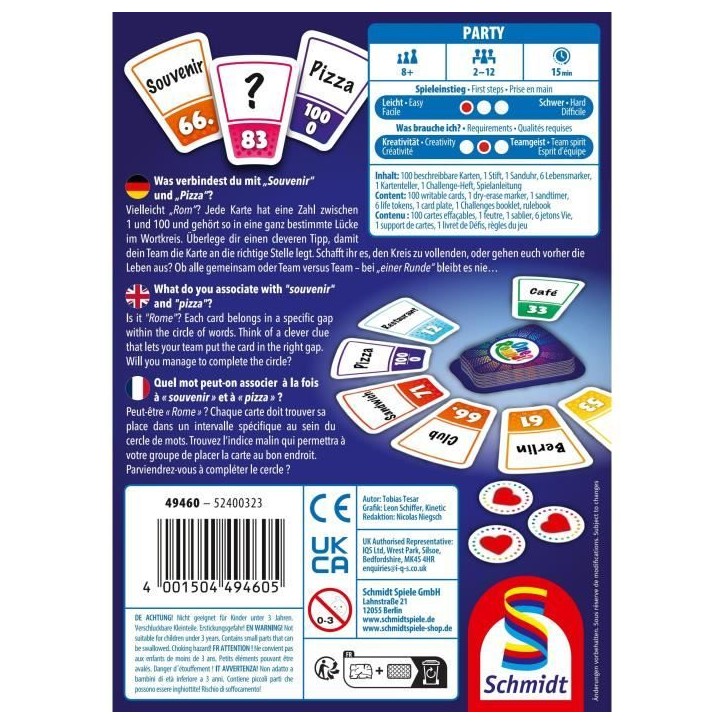 One Round? - Jeu de société - SCHMIDT SPIELE - Des 8 ans