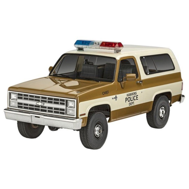 Maquette de voiture - REVELL - Model Set - Stranger Things - Chevrolet K5 Blazer - Avec colle, peintures et accessoires Maquette de voiture - REVELL - Model Set - Stranger Things - Chevrolet K5 Blazer - Avec colle, peintures et accessoires