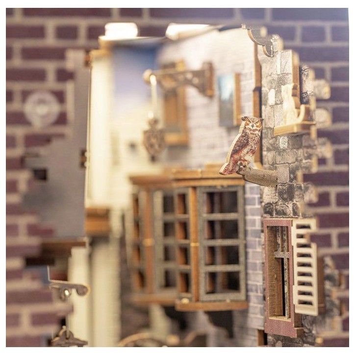 Book Nook - Kit DIY a construire Maquette 3D Serre Livre - REVELL - Tiny Adventures - Harry Potter - Chemin de traverse - LED