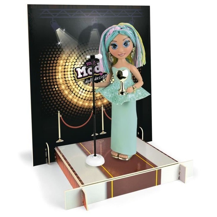 Kit de création de mode - EDUCA - Gala Night - 200 tenues - 1 poupée - Pour enfants a partir de 6 ans Kit de création de mode - EDUCA - Gala Night - 200 tenues - 1 poupée - Pour enfants a partir de 6 ans
