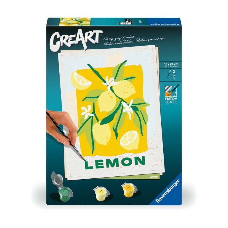 Créart Peinture au numéro : Lemon