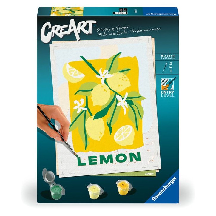 Créart Peinture au numéro : Lemon