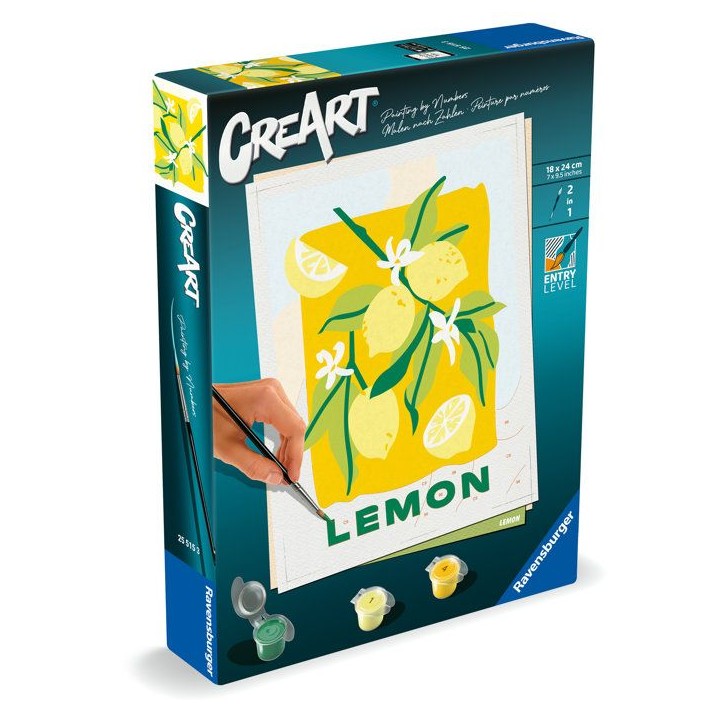 Créart Peinture au numéro : Lemon
