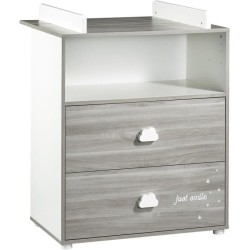 Chambre bébé complete - Lit 120x60 et commode a langer - BABY PRICE
