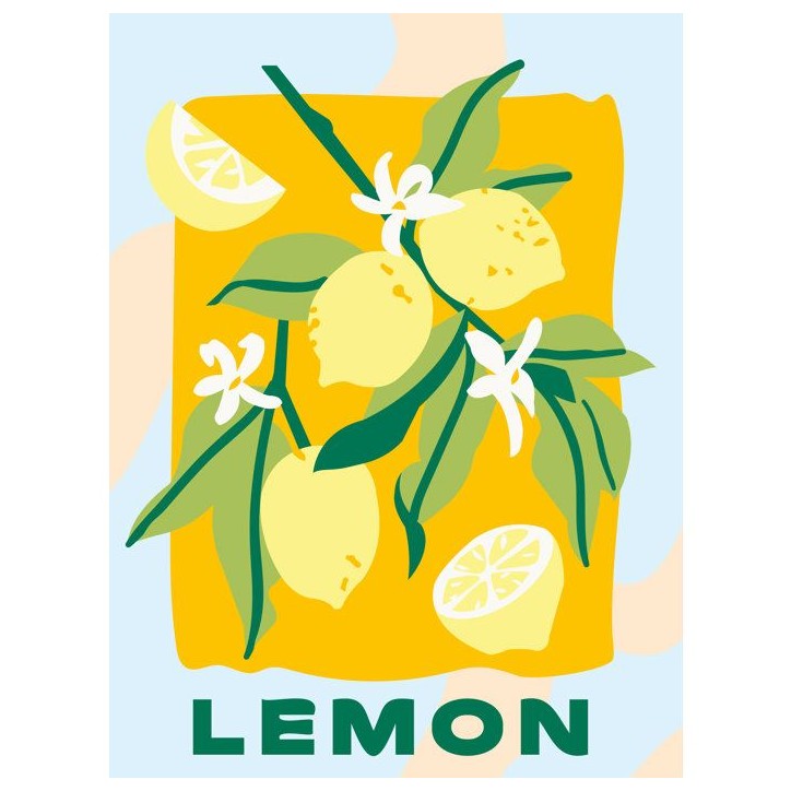 Créart Peinture au numéro : Lemon