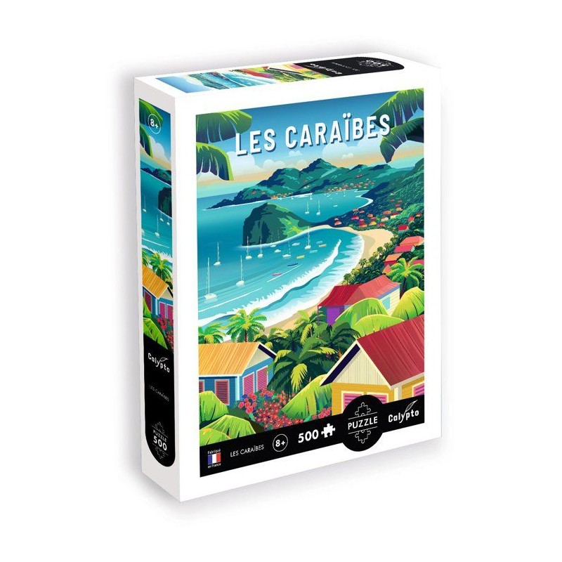 Puzzle - SENTOSPHERE - Calypto - 500 pieces - Les Caraibes - Toucher s