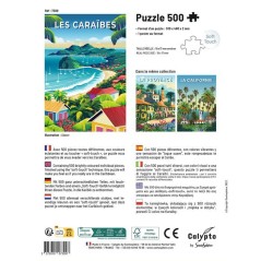 Puzzle - SENTOSPHERE - Calypto - 500 pieces - Les Caraibes - Toucher s