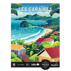 Puzzle - SENTOSPHERE - Calypto - 500 pieces - Les Caraibes - Toucher s