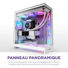 Boitier moyen-tour - NZXT - CM-H92FW-R1 - H9 Flow RGB - Ventilateurs R