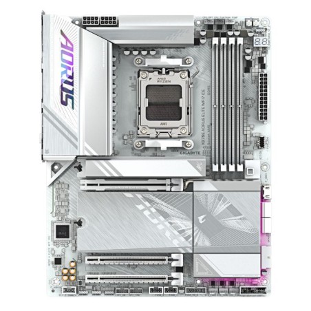 Carte mere - GIGABYTE - X870E A ELITE WF7 ICE - Format ATX - Chipset AMD X870E - DDR5 & PCIe 5.0 - WiFi 7