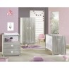 Chambre bébé complete - Lit 120x60, commode a langer et armoire - BA