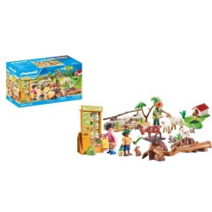 PLAYMOBIL 72007 Découverte des animaux a la ferme, My Life Le Zoo, 63
