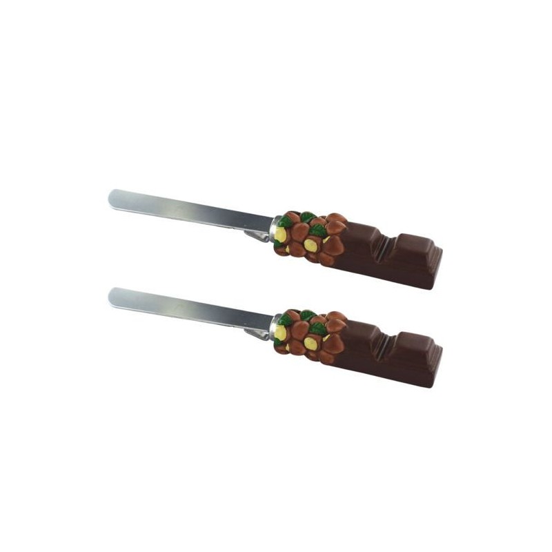 Ensemble de 2 Spatules - FACKELMANN - Pour pâte a tartiner - 19 cm