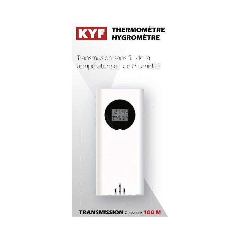 Thermometre hygrometre - KYF - Humidité Intérieure/extérieure
