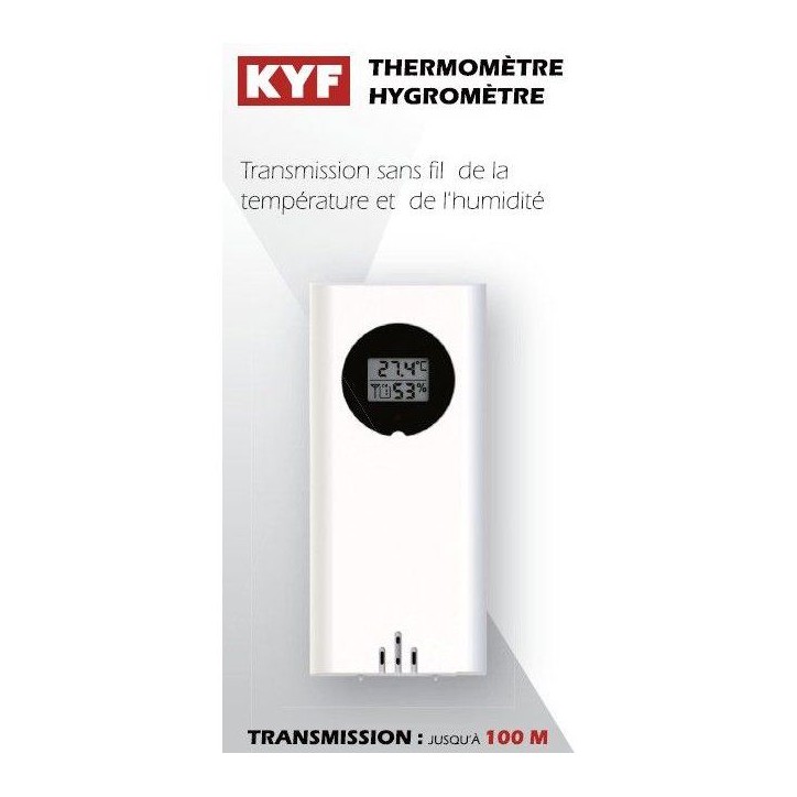 Thermometre hygrometre - KYF - Humidité Intérieure/extérieure