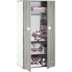 Chambre bébé complete - Lit 120x60, commode a langer et armoire - BA