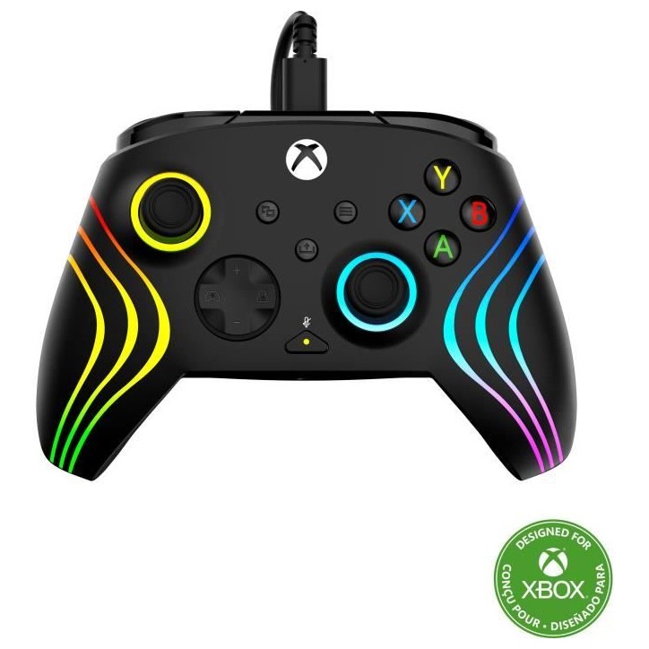 Manette de jeu RGB filaire - TURTLE BEACH - TBC-2002-05 - Afterglow™ Wave - Noir - Xbox/PC Manette de jeu RGB filaire - TURTLE BEACH - TBC-2002-05 - Afterglow™ Wave - Noir - Xbox/PC