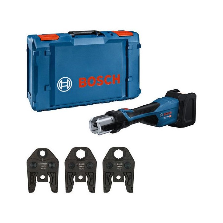Bosch Professional GPT 18V-32 sertisseuse 32 kN + Kit RFz 12/16/20 (sans batterie ni chargeur) en XL-Boxx Bosch Professional GPT 18V-32 sertisseuse 32 kN + Kit RFz 12/16/20 (sans batterie ni chargeur) en XL-Boxx