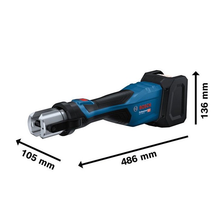 Bosch Professional GPT 18V-32 sertisseuse 32 kN + Kit RFz 12/16/20 (sans batterie ni chargeur) en XL-Boxx Bosch Professional GPT 18V-32 sertisseuse 32 kN + Kit RFz 12/16/20 (sans batterie ni chargeur) en XL-Boxx