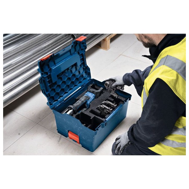 Sertisseuse - BOSCH PROFESSIONAL - GPT 18V-19 + Kit RFz12/16/20 - Sans batterie ni chargeur - Tete 360° - L-Boxx 238 Sertisseuse - BOSCH PROFESSIONAL - GPT 18V-19 + Kit RFz12/16/20 - Sans batterie ni chargeur - Tete 360° - L-Boxx 238