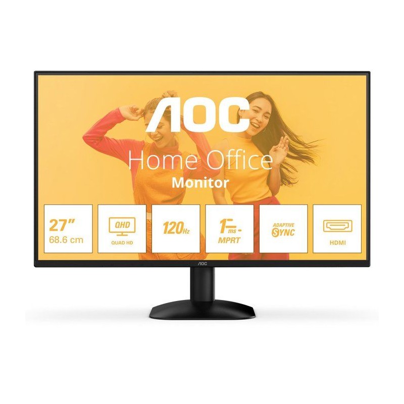 Ecran PC - AOC - 27'' - QHD - 120Hz - Dalle IPS - 1ms - Q27B35S3