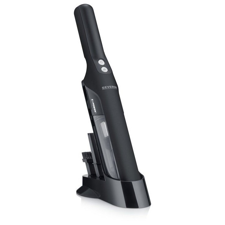 Aspirateur a main sans fil - SEVERIN HV9589 - 120 W - 30 min - 200 ml - 2 puissances - Noir Aspirateur a main sans fil - SEVERIN HV9589 - 120 W - 30 min - 200 ml - 2 puissances - Noir