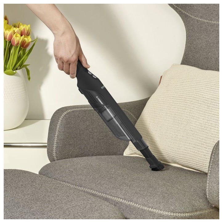 Aspirateur a main sans fil - SEVERIN HV9589 - 120 W - 30 min - 200 ml - 2 puissances - Noir Aspirateur a main sans fil - SEVERIN HV9589 - 120 W - 30 min - 200 ml - 2 puissances - Noir