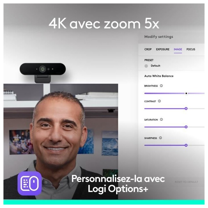 Webcam - Brio 4K - Logitech - Ultra HD