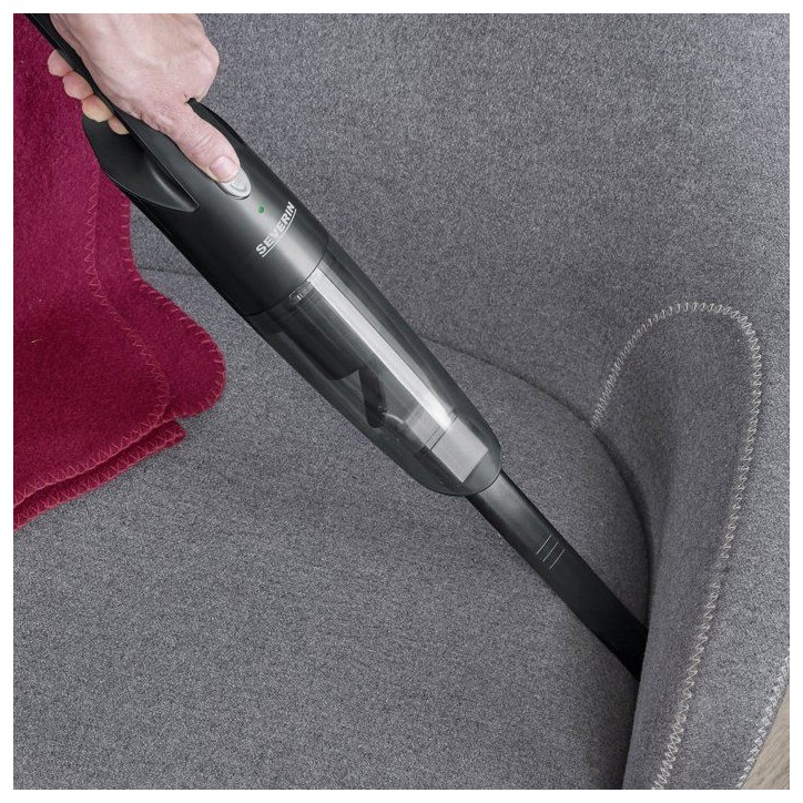 Aspirateur a main sans fil - SEVERIN HV7130 - 65 W - 25 min - 2 puissances - Noir Aspirateur a main sans fil - SEVERIN HV7130 - 65 W - 25 min - 2 puissances - Noir