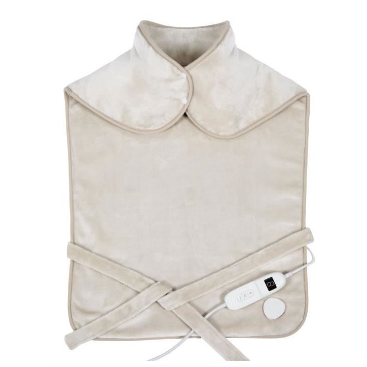 Coussin chauffant dos et cervicales - LIVOO - DOS218C - 100 W - 60 x 90 cm - Flanelle - Lavable en machine 30° - 50-65° - Crem Coussin chauffant dos et cervicales - LIVOO - DOS218C - 100 W - 60 x 90 cm - Flanelle - Lavable en machine 30° - 50-65° - Crem