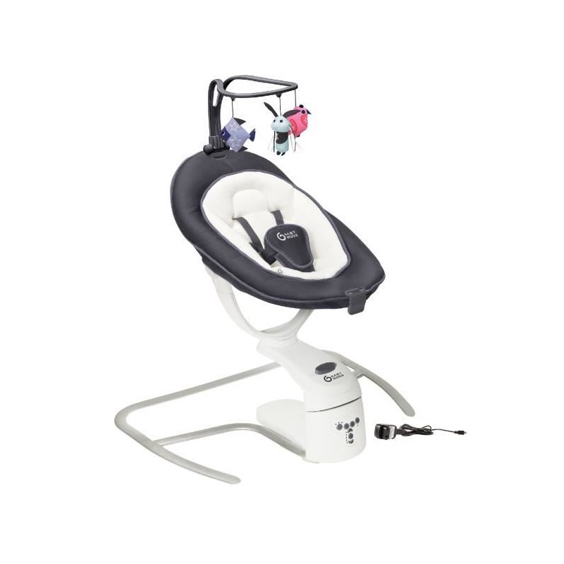 Babymoov Balancelle bébé électrique Swoon Motion, Assise a 360°, Z